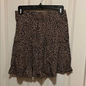 Reformation Leopard Print Women's Skirt